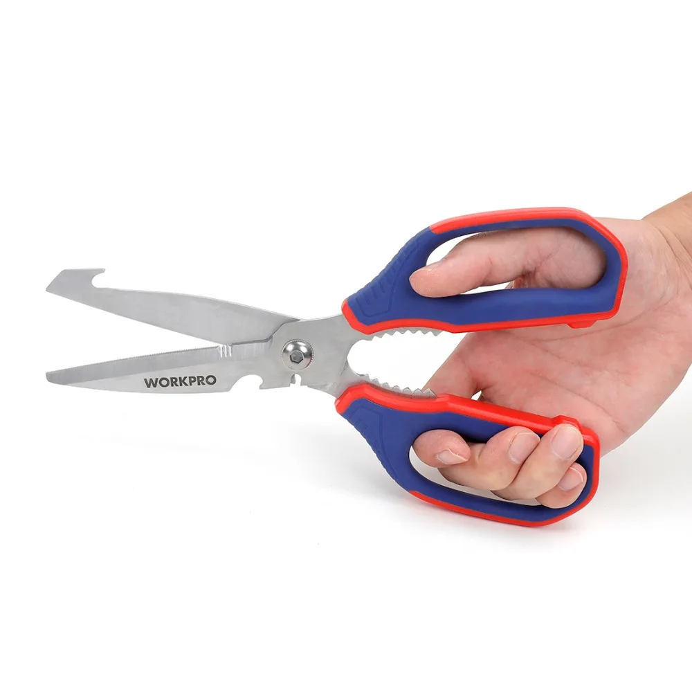 WORKPRO 10 Inch Multi-function Scissors Kitchen Scissors Stainless Steel Scissors Home Scissors WORKPRO 10 Inch Multi-function Scissors Kitchen Scissors Stainless Steel Scissors Home Scissors