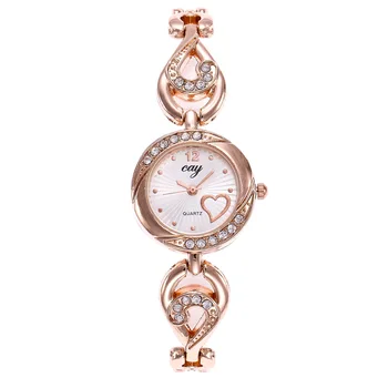 

New Fashion Watch Women Luxury Brand Gold Crystal Jewelry Bracelet Wrist Watches For Women Dress Quartz Watch Ladies Clock Gifts