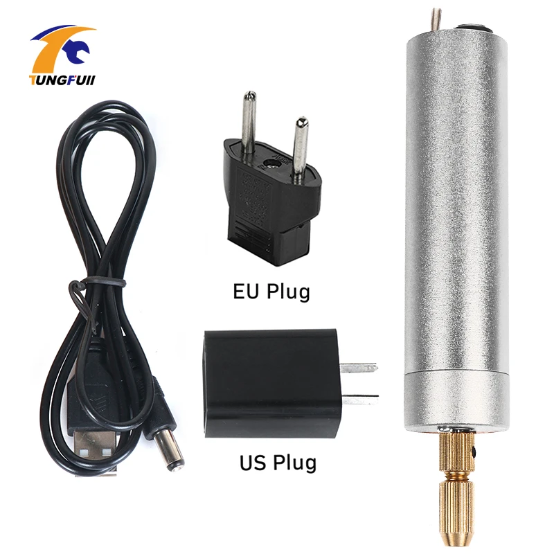 

Mini Drill Usseful Durable Mini Brushed Surface Micro Electric Aluminum Hand Drill PCB With Screw DIY Easy Operated
