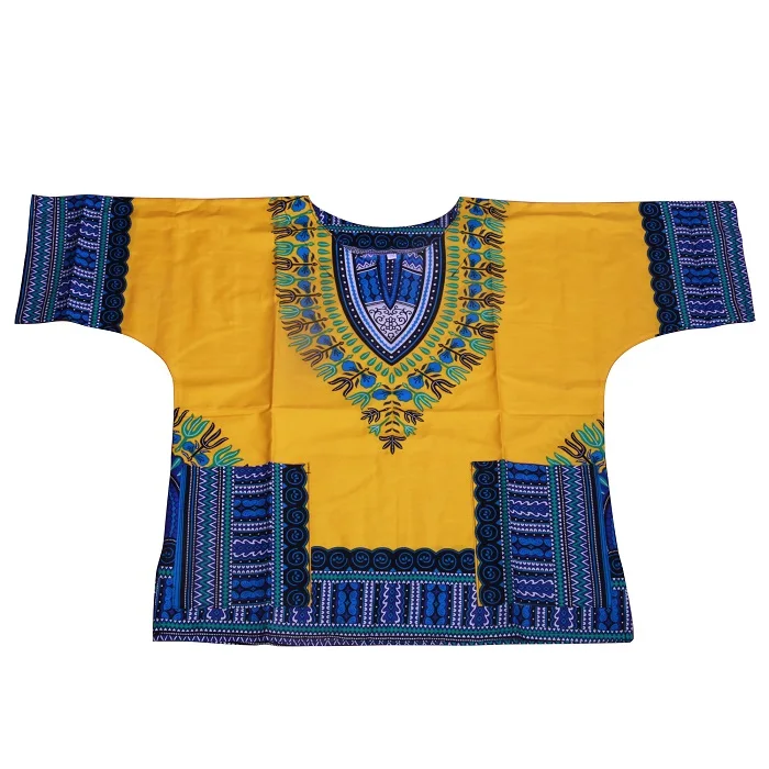 Wholesale Kids 2019 Child New Fashion Design Traditional African Clothing Print Dashiki T-shirt For Boys and Girls african attire Africa Clothing