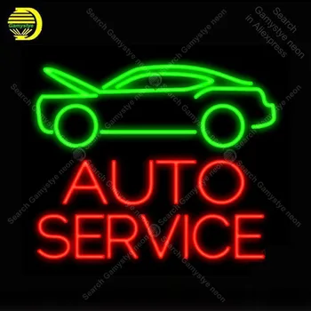 

Auto Service Neon Sign Glass Tube Handmade Avize neon light Sign Decorate Hotel Bus Car room Iconic Neon Light Lamp Advertise