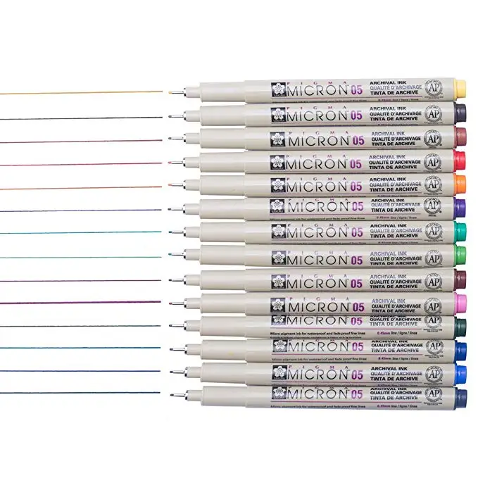 41+ Micron Drawing Pen Set Background