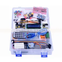 Starter Kits For Arduino Uno R3 With Tutorial UNO R3 KIT Upgraded version Learning Suite Free Shipping
