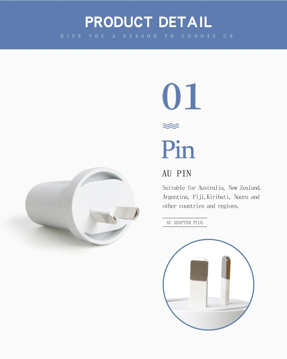 1PC AU Adapter Plug 5V2.4A Charger For Mobile Phone Dual USB Interface ACDC Adaptor Travel in Australia New Zealand  (4)
