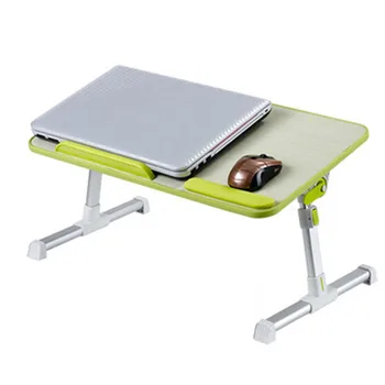 

Adjustable Bed Desk Laptop Computer Desk Students Dormitory Studying Table Multifunctional Folding Lifted Computer Desk