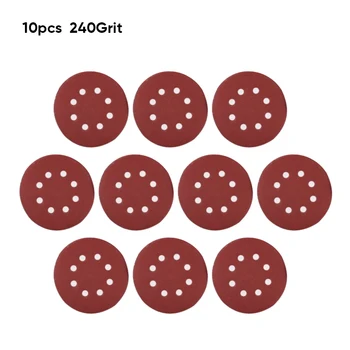 

12.3cm Sanding Discs Pads 8 Hole Orbital 5inch Sandpaper NORTON Hook And Loop