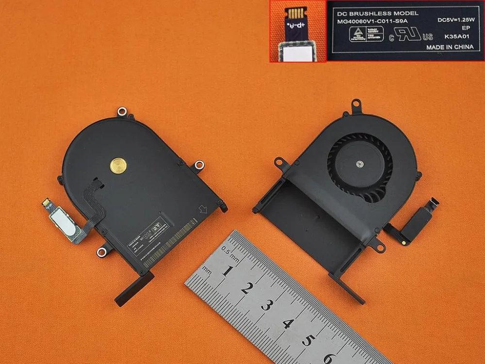 New Laptop Cooling Fan for Apple Macbook Pro Retina 13" A1425 2012