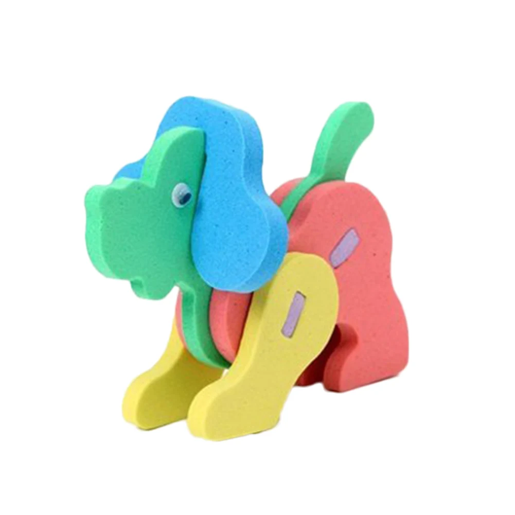 

Color Random Hot Kids Toy EVA Foam 3D Creative DIY Handmade Intelligence Development Animals Puzzle Jigsaw Toys For Children