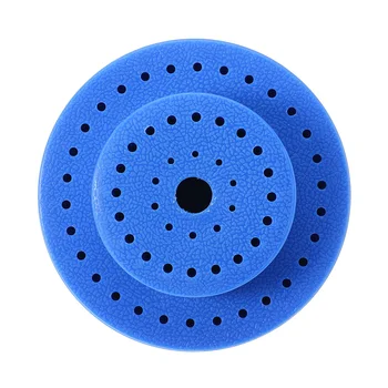 

60 Holes Dental Bite Block Burs Holder Round Plastic Diamond Grinding Head Holder Blue Dental Lab Instrument New