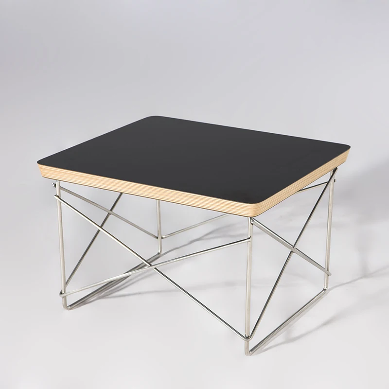  Hot sales Tea table Wire Base simple LTR end table Modern Small coffee table for living room sofa s