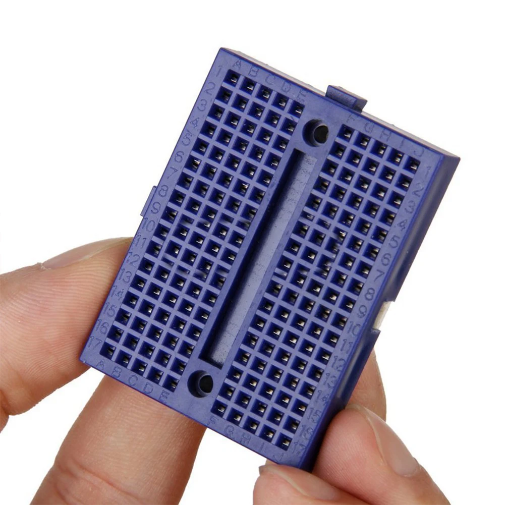 

SYB-170 Mini Solderless Breadboard Prototype Experiment Test Protoboard 170 Tie-Points for Experiment Testing Robot