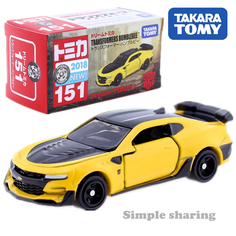 Takara Tomy Dream Tomica No.151 CHEVRoLET CAMARO Bumblebee автомобиль литые Миниатюрные модели в комплекте