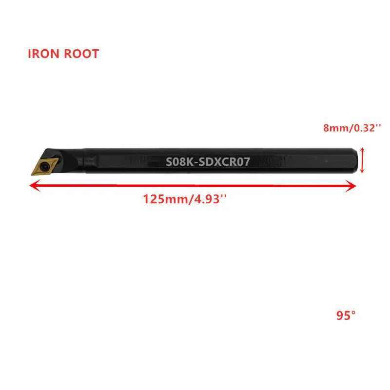 S08K/S10K/S12M/S14N/S16Q-SDXCR07/SDXCL07 держатель инструмента для токарного станка с ЧПУ