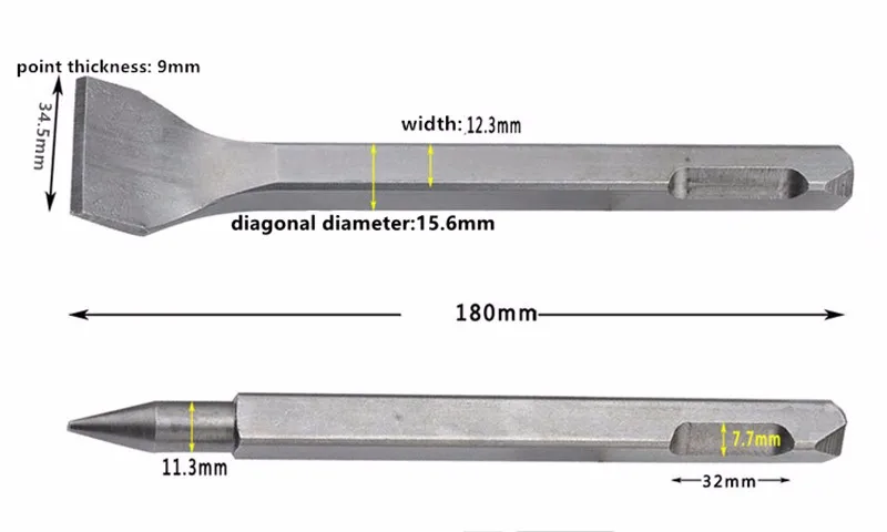 pneumatic air shovel spade chisel pickax5