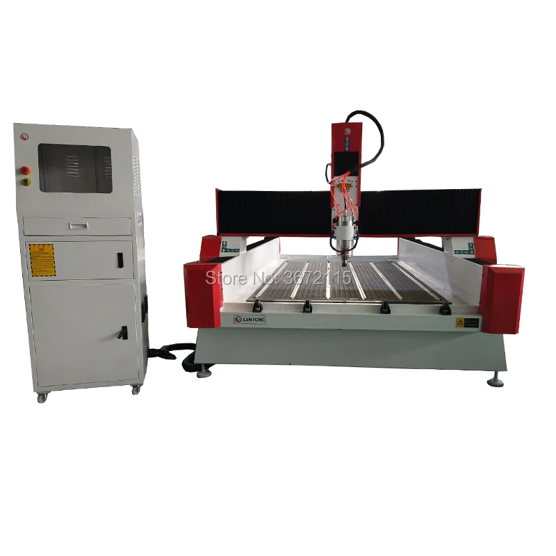 Лидер продаж LINTCNC дерево камень гравировальный станок с 5.5kw шпиндель водяного