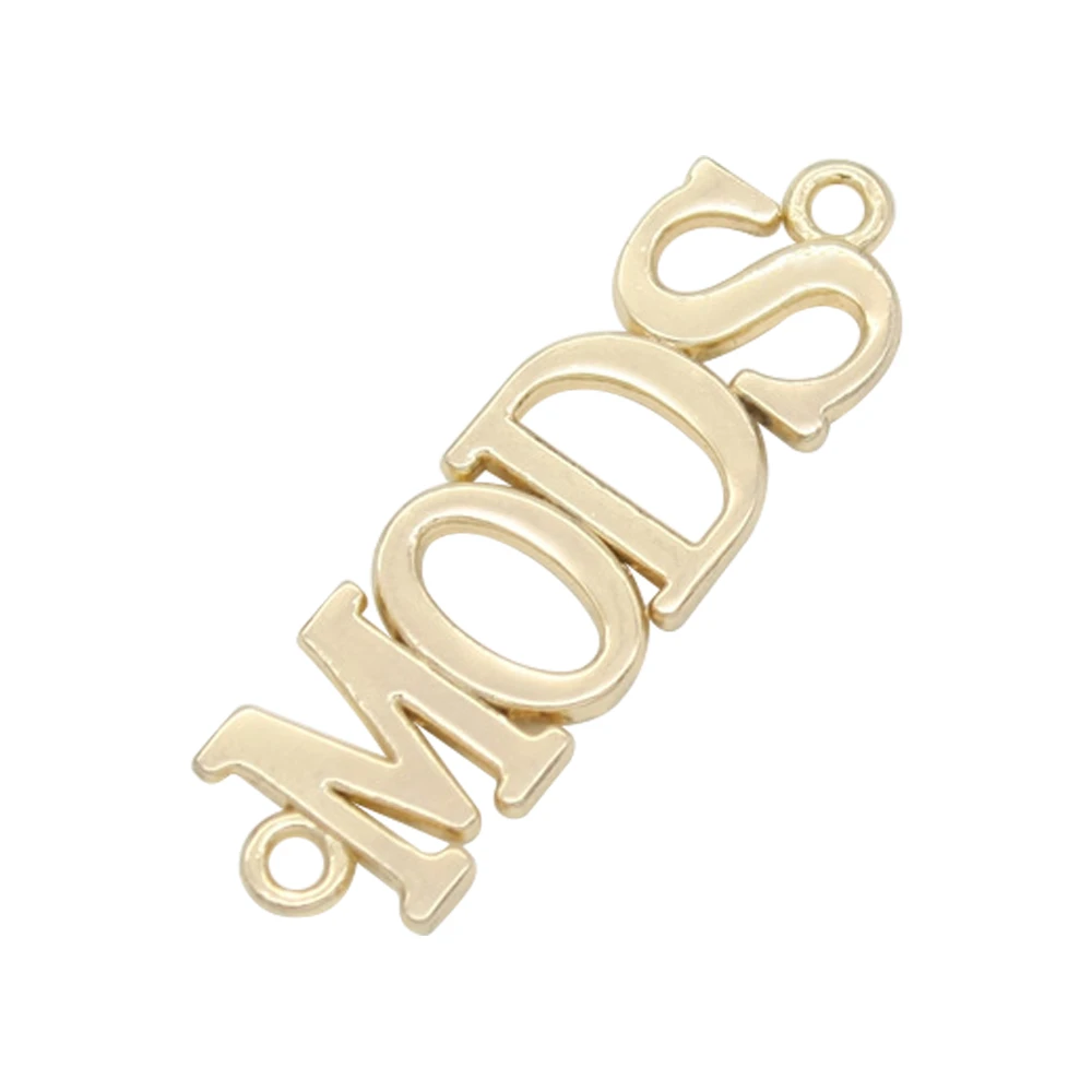 Custom Brand Logo Metal Labels For Hand Made Customized Clothing Metal Tag For Bags Brand Custom Metal Logo Label