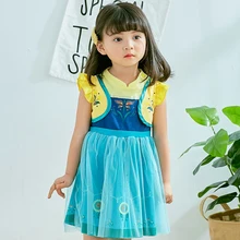 5190 сказочное праздничное платье принцессы для девочек; сарафан трапециевидной формы; Детские платья для девочек; летнее платье; ; Одежда для маленьких девочек; 5 вариантов