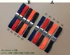 1pcs 16 18 20 22 24 mm New Silicone Rubber stripe Watch Strap fashion Watch Band Deployment Buckle Waterproof BLack Watchband ► Photo 2/4