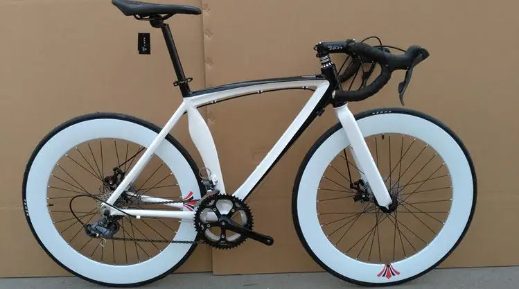 Kalosse Road bicycle 70mm wheels 700C *23 tires man and woman 52cm Road bike 18/20/22 speed road bike