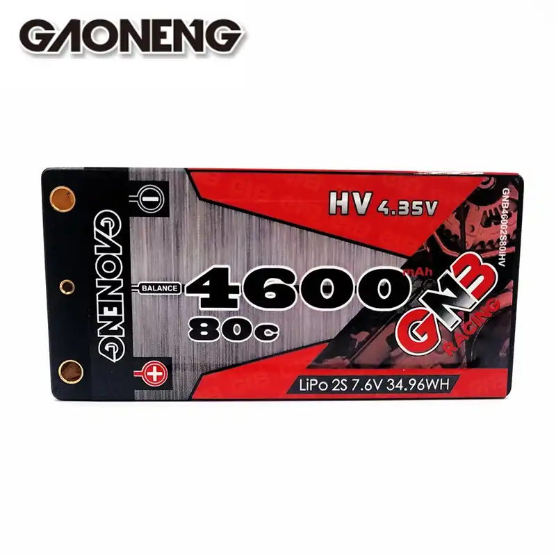 2018 новые gaoneng ГНБ 7.6 В 4600 мАч 80c hv4.35 34.96wh lipo Батарея T штекер для RC Игрушечные лошадки