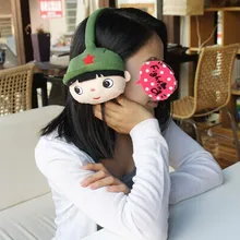 Модные осенне-зимние унисекс для женщин и мужчин, маленькие солдата, для любителей ушей, теплые наушники, рождественские подарки