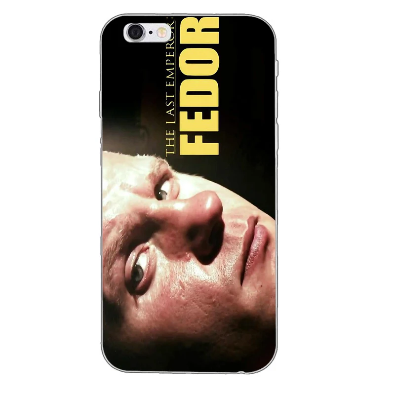 Федора Емельяненко силиконовый мягкий чехол для телефона из ТПУ для Apple iPhone 4 4S 5 5S 5c SE 6 6s plus, 7, 7 plus, 8, 8 plus, X