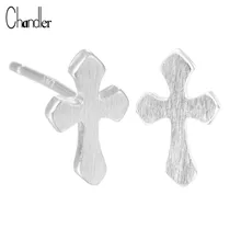 Chandler Хесус гвоздик в форме Креста серьги сережки-крестики в стиле барокко Религиозные ювелирные изделия Дети Женщины Подарки вера роскошь траг