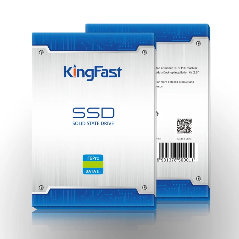 Lot of 2 KingFast F6PRO 120GB Solid State Drive