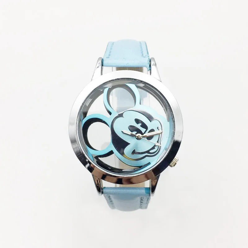 Relogio Feminino Luxo 2019 Ladies Watch Clocks Women Luxury Quartz With Leather Mickey Mouse Kad N Saatleri (6)