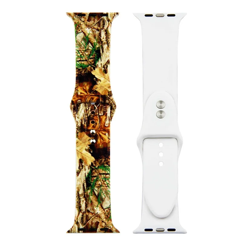 Мягкий силиконовый ремешок для спортивных часов для apple watch band 44 мм Браслет apple watch 40 мм браслет для iWatch 4 band 42 мм серия 3 2 1 38 мм
