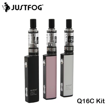 

Original Justfog Q16C Starter Kit with 900mah Capacity 1.9ml Q16C Tank Electronic Cigarettes Vaporizer Vape Kit