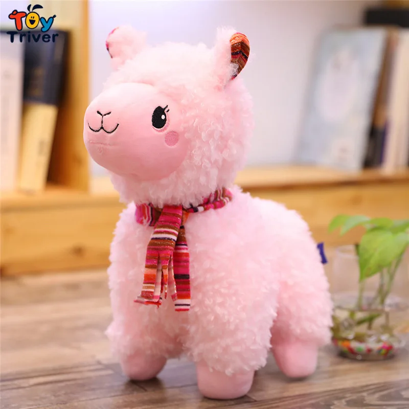 Kawaii овечья шерсть плюшевая игрушка тройник чучела животных кукла дети мальчики
