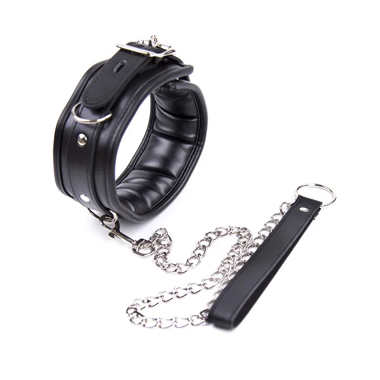 SM Bondage Furry Neck Collar Ring Chastity Lock Furry Fetish PU Leather Sex For Couples Adjustable Lock SM Bondage Furry Neck Collar Ring Chastity Lock Furry Fetish PU Leather Sex For Couples Adjustable Lock