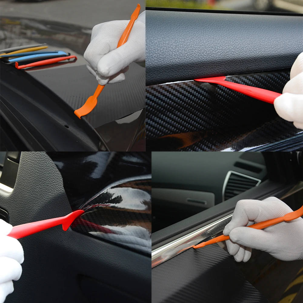 EHDIS Carbon Fiber Wrapping Magnet Squeegee Scraper Set Vinyl Wrap Film Auto Car Sticker Cutter Knife Kit Window Tints Tools EHDIS Carbon Fiber Wrapping Magnet Squeegee Scraper Set Vinyl Wrap Film Auto Car Sticker Cutter Knife Kit Window Tints Tools