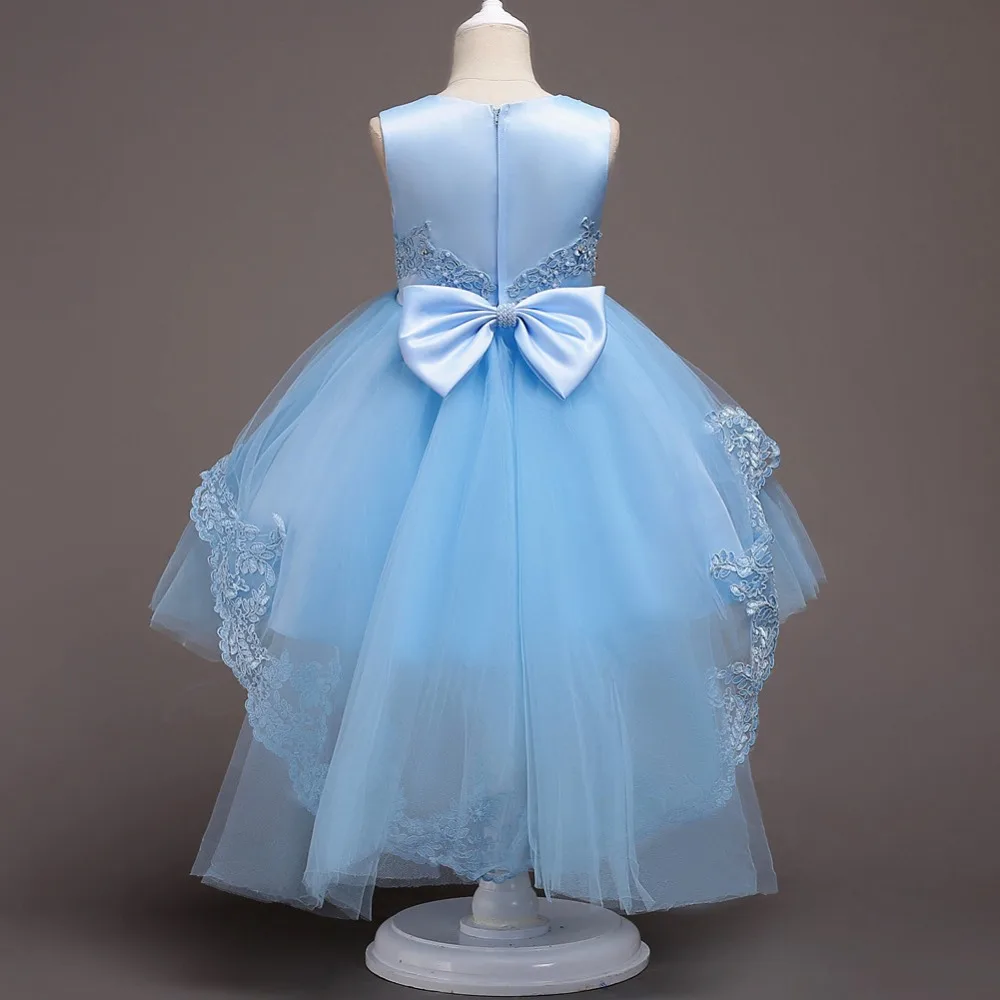 Cielarko/платье русалки для девочек; торжественные Детские платья для дня рождения; детское свадебное платье с цветочным рисунком; элегантные нарядные платья для подростков