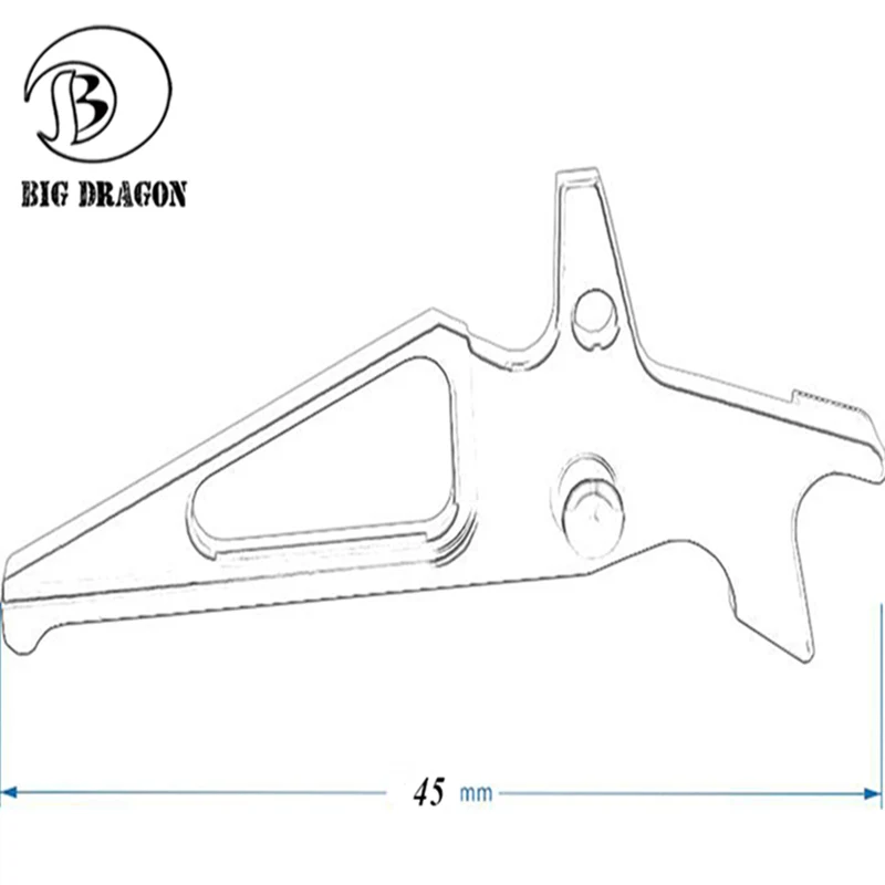 Охотничьи аксессуары IPSC CNC алюминиевый таймер триггер для M4/M16 страйкбол AEG