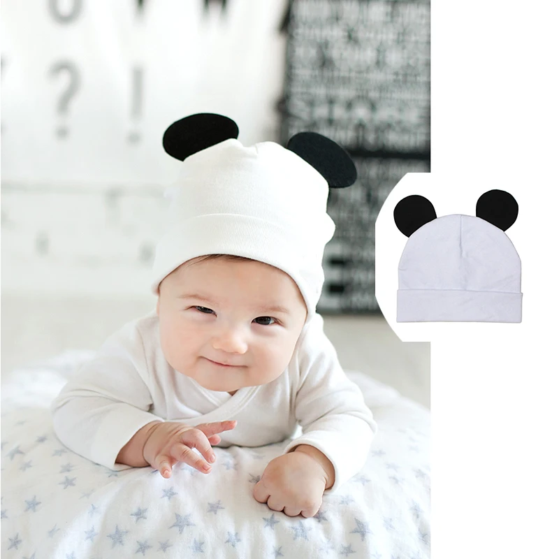 

New Kids hat Kids Baby Warm Winter Knit Beanie Hats Winter Warm Hat Lovely Styled Mitch ear modeling WJ0193