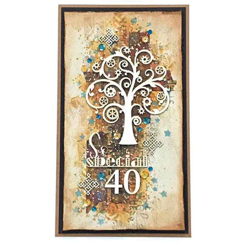 

DiyArts Tree Metal Cutting Dies New 2019 for Craft Dies Scrapbooking Album Die Cut Embossing Stencil New Dies for 2019 Decor