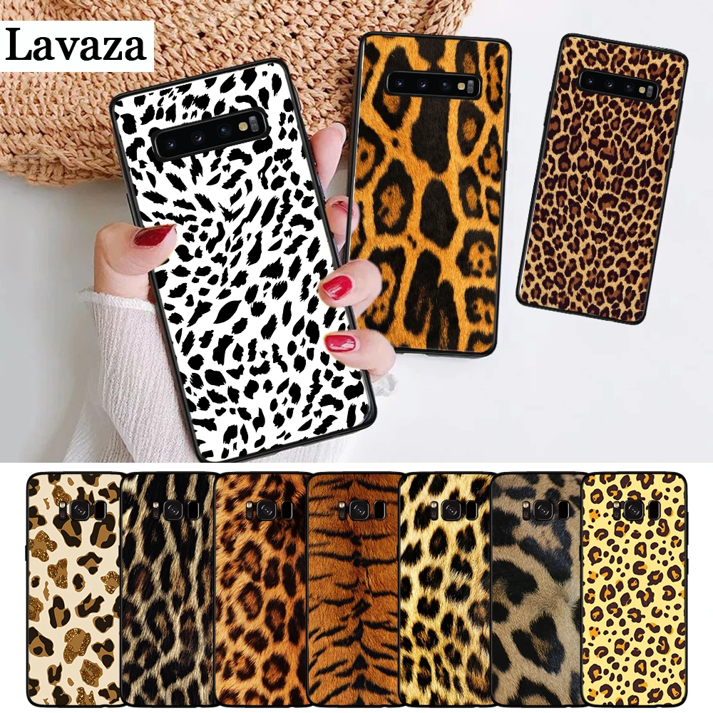 

Lavaza Fashion Tiger Leopard Panther Silicone Case for Samsung S6 Edge S7 S8 Plus S9 S10 S10e Note 8 9 M10 M20 M30