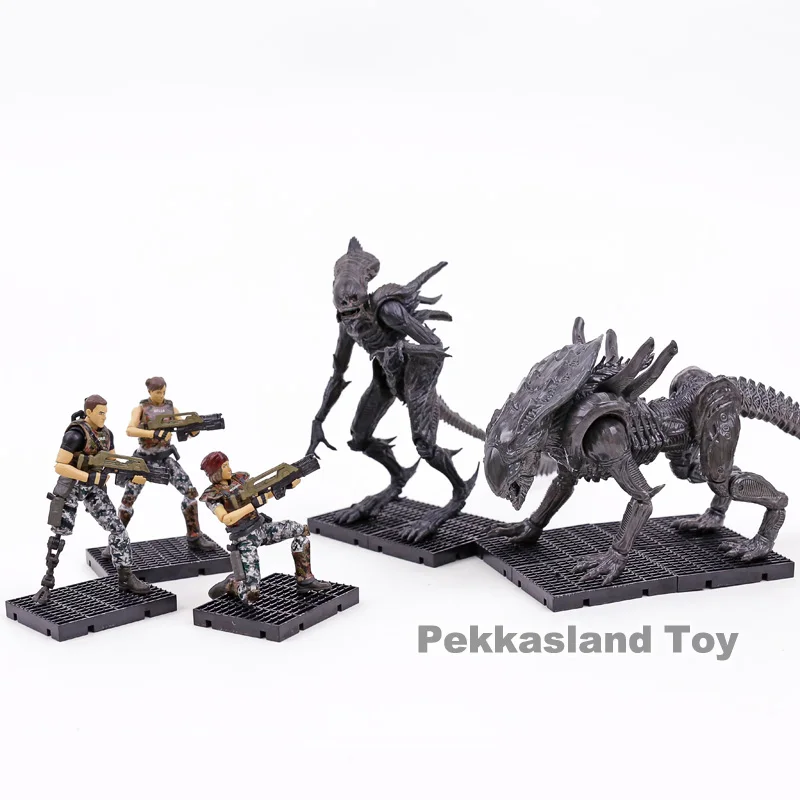

HIYA Aliens Colonial Marines Cruz Bella Redding Xenomorph Raven Crusher PVC Action Figure Collectible Model Toy