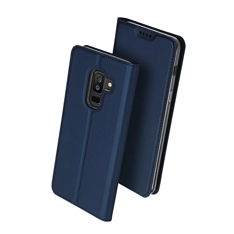 DUX DUCIS кожаный чехол бумажник для Samsung Galaxy A6 Plus 2018 роскошный флип A 6 A600FN