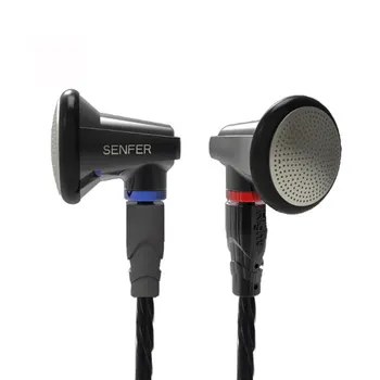 

SENFER PT15 Earburd Graphite Bush Dynamic Driver In Ear Earphone HIFI Music Stereo 3.5mm Earbuds with MMCX Interface