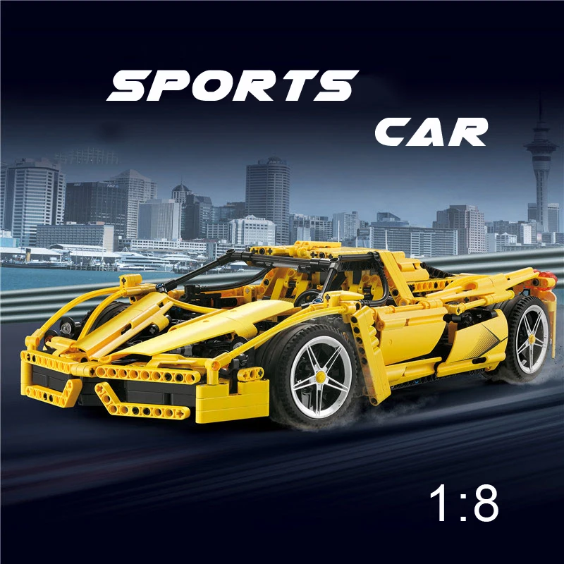 

New 1367PCS Technic Formula Speed Champions Racer F1 Car Model 1:8 Building Blocks Bricks MOC DIY Educational Toys for Children