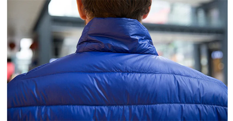 Новая осенне-зимняя мужская теплая куртка Модные ультралегкие мужские пуховые пальто больших размеров повседневные мешковатые парки мужские стеганые пальто CYL