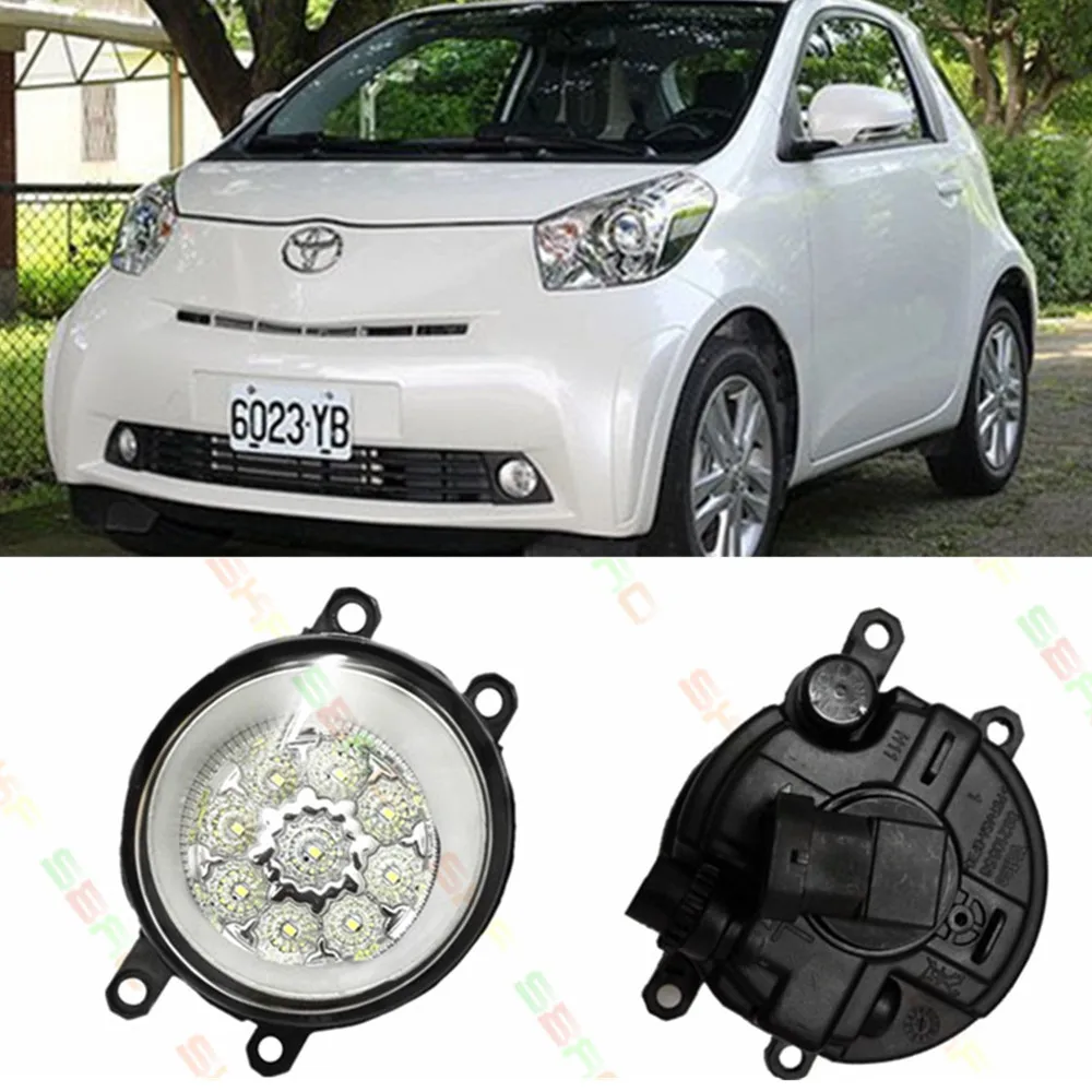 For TOYOTA IQ Hatchback KGJ1 NGJ1 2009 2014 Car styling LED fog Lights ...