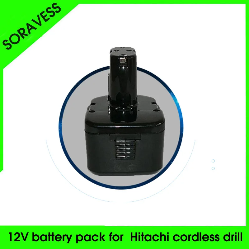 

12V Ni-Cd rechargeable battery pack 2000mah replace for Hitachi cordless Electric drill and screwdriver EB1214L EB1214S EB1212S