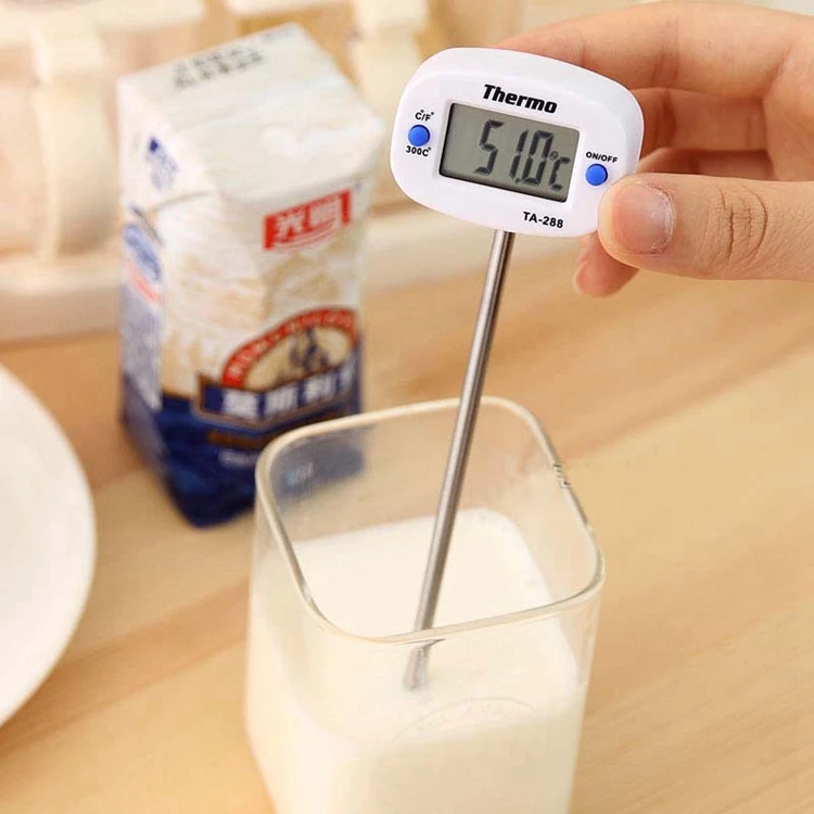 Вращающийся цифровой термометр для барбекю, мяса, шоколада, печи, молока, воды, масла, готовки C/F кухонные Термометры электронный зонд 300C