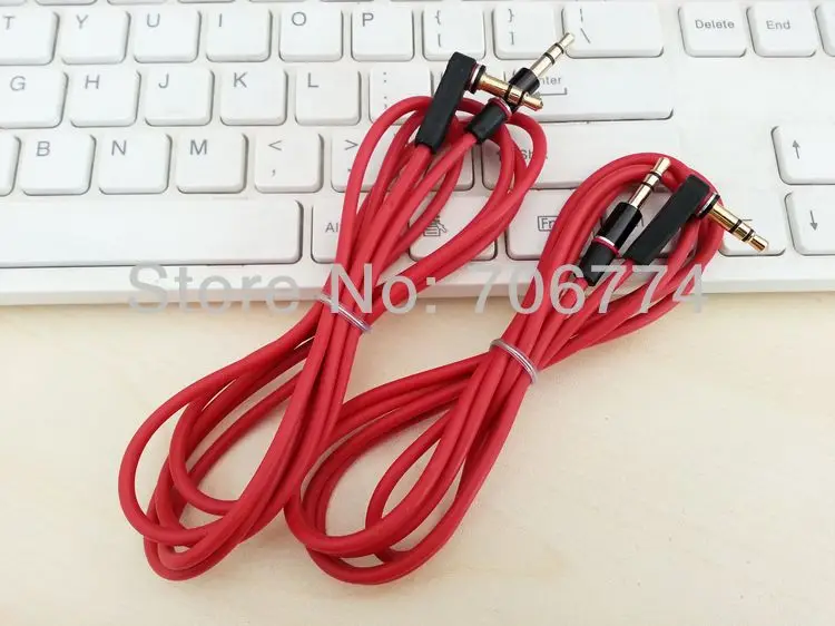 3.5mm Male to Male L Stereo Replacement Audio Cable For Monster Beats