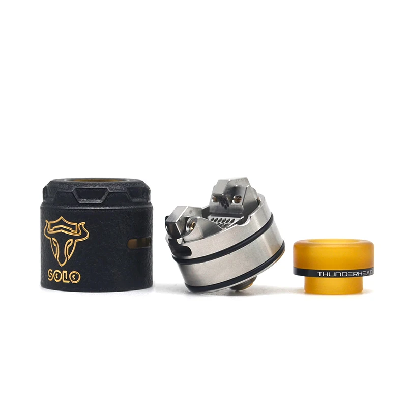 Authentic THC Tauren Solo 24mm RDA Rebuildable Dripping Atomizer wBF Pin 05