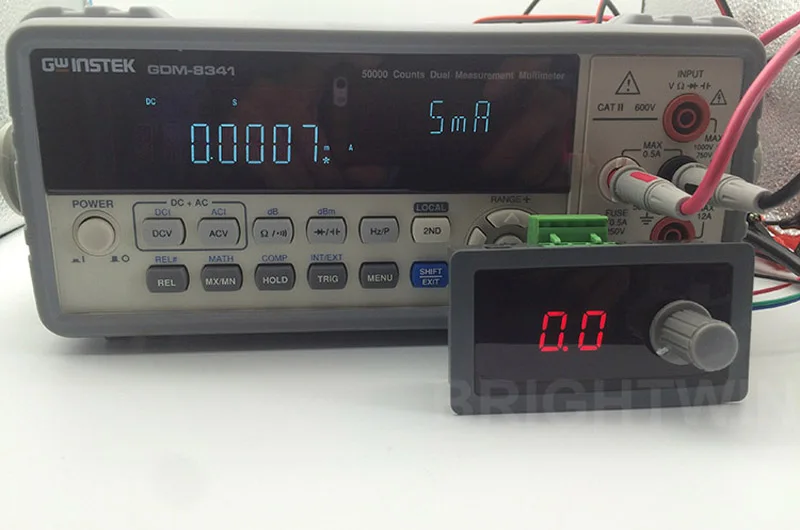 Панельный 4-20mA генератор сигналов для PLC DCS Регулировка постоянного тока источник для 4-20mA калибровки передатчика